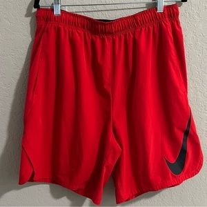 Nike Dry Fit Red Mens Shorts Size XL